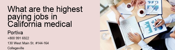 What are the highest paying jobs in California medical