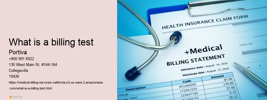 What is a billing test