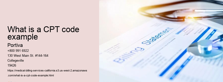 What is a CPT code example