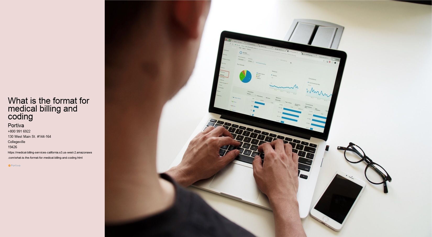 What is the format for medical billing and coding