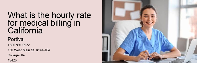 What is the hourly rate for medical billing in California