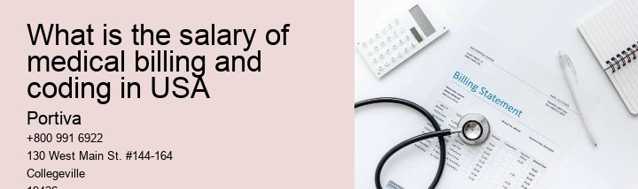 What is the salary of medical billing and coding in USA